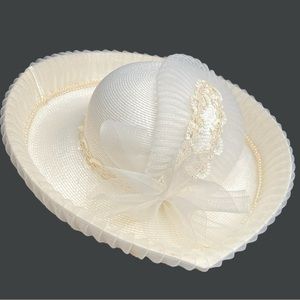 Vintage Deborah New York Wide Brim Occasional Hat